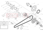 DUCATI Monster 1200 S Stripe REAR WHEEL SPINDLE [MOD:M1200STR]