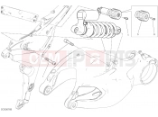 DUCATI Multistrada 1200 REAR SHOCK ABSORBER [MOD:MS1200;XST:AUS,EUR,FRA,JAP]