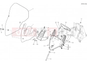 DUCATI Multistrada 1200 S WINDSHIELD [MOD:MS1200S;XST:AUS,EUR,FRA,JAP]