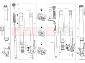 DUCATI Multistrada 1200 S D Air FRONT FORK [MOD:MS1200SA]