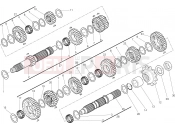 DUCATI Streetfighter 848 GEAR BOX [MOD:F848]