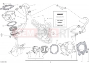 DUCATI Streetfighter 848 CYLINDER - PISTON [MOD:F848]