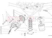 DUCATI Streetfighter 848 OIL PUMP - FILTER [MOD:F848]