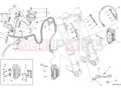DUCATI Streetfighter 848 FRONT BRAKE SYSTEM [MOD:F848]