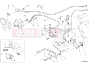 DUCATI Streetfighter 848 REAR BRAKE SYSTEM [MOD:F848]