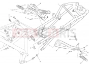 DUCATI Streetfighter 848 REAR FRAME [MOD:F848]