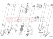 DUCATI Streetfighter 848 FRONT FORK [MOD:F848;XST:AUS,EUR,FRA,JAP]