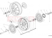 DUCATI Hypermotard 939 RUOTA ANTERIORE E POSTERIORE [MOD:HYM 939]
