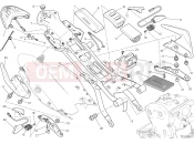 DUCATI Monster 1200 S REAR FRAME COMP. [MOD:M 1200S;XST:AUS,BRA,CHN,EUR,FRA,JAP,TWN]