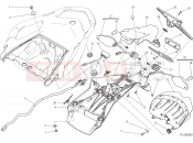 DUCATI Multistrada 1200 S D Air NUMBER PLATE HOLDER - TAIL LIGHT [MOD:MS1200SA;XST:EUR,FRA]