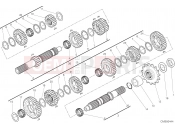 DUCATI Multistrada 1200 S D Air GEAR BOX [MOD:MS1200SA]