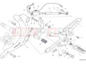 DUCATI 2016 Superbike 959 Panigale FOOTRESTS, LEFT [MOD:959,959 AWS]
