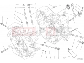 DUCATI 2017 Monster 797 HALF-CRANKCASES PAIR [MOD:M 797]