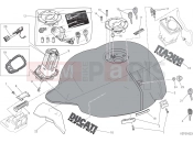 DUCATI Monster 821 FUEL TANK [MOD:M 821]