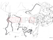 DUCATI Monster 821 HOT AIR PIPE CANISTER [MOD:M 821]