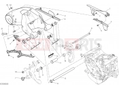 DUCATI Monster 1200 S FORCELLONE POSTERIORE [MOD:M 1200S]