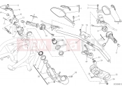 DUCATI Monster 821 Stripe HANDLEBAR AND CONTROLS [MOD:M821 STR]
