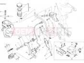 DUCATI Multistrada 1200 Enduro REAR BRAKING SYSTEM [MOD:MS1200E]