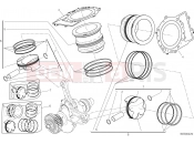 DUCATI 2017 Superbike 959 Panigale CYLINDERS - PISTONS [MOD:959,959 AWS]