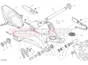 DUCATI 2017 Superbike 959 Panigale FORCELLONE POSTERIORE [MOD:959,959 AWS]
