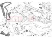 DUCATI 2017 Superbike 1299 Panigale S IMPIANTO ELETTRICO DESTRO [MOD:1299S]