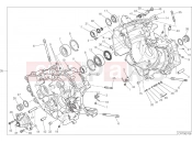 DUCATI 2017 Superbike 1299 Panigale S HALF-CRANKCASES PAIR [MOD:1299S;XST:JAP]