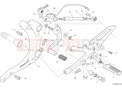 DUCATI 2017 Superbike 1299 Panigale S FOOTRESTS, LEFT [MOD:1299S]