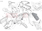 DUCATI 2017 Superbike 1299 Panigale S NUMBER PLATE HOLDER - TAIL LIGHT [MOD:1299S;XST:JAP]