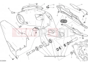 DUCATI 2017 Superbike 1299 Panigale S FORCELLONE POSTERIORE [MOD:1299S]