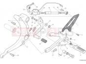 DUCATI Superbike Panigale R FOOTRESTS, LEFT [MOD:1199 R]