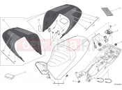 DUCATI Diavel Carbon SEAT [MOD:DVLC;XST:BLG,EUR,GSO,JAP]