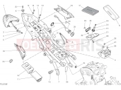 DUCATI Monster 1200 REAR FRAME COMP. [MOD:M 1200]