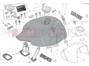 DUCATI Monster 1200 FUEL TANK [MOD:M 1200;XST:JAP]