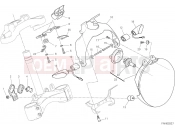 DUCATI Monster 1200 R HEADLIGHT [MOD:M 1200R;XST:AUS,BLG,EUR,JAP]