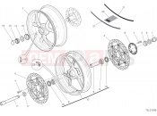 DUCATI Monster 1200 S RUOTA ANTERIORE E POSTERIORE [MOD:M 1200S]