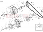 DUCATI Monster 821 RUOTA ANTERIORE E POSTERIORE [MOD:M 821]