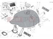 DUCATI Monster 821 FUEL TANK [MOD:M 821;XST:JAP]