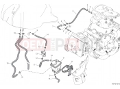 DUCATI Monster 821 HOT AIR PIPE CANISTER [MOD:M 821]