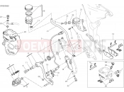 DUCATI Multistrada 1200 Enduro REAR BRAKING SYSTEM [MOD:MS1200E;XPO:STD]