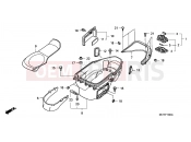 HONDA FJS600A7 ED SILVER WING 600 ABS 2007 F-13 LUGGAGE BOX