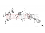 HONDA FJS600A7 ED SILVER WING 600 ABS 2007 E-10 OIL PUMP