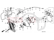 HONDA FJS600A7 ED SILVER WING 600 ABS 2007 F-31 RADIATOR