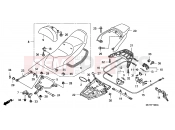 HONDA FJS600A7 ED SILVER WING 600 ABS 2007 F-19 SEAT