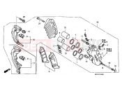 HONDA FJS600A7 ED SILVER WING 600 ABS 2007 F-15 FRONT BRAKE CALIPER