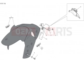 DUCATI Multistrada 1260 PikesPeak FRONT MUDGUARD [MOD:MS1260PP]