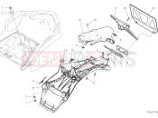 DUCATI Multistrada 1260 S PLATE HOLDER [MOD:MS1260S;XST:JAP]