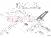 DUCATI 2018 Superbike 959 Panigale FOOTRESTS, LEFT [MOD:1299R FE]