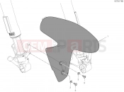DUCATI 2018 Superbike Panigale V4 S FRONT MUDGUARD [MOD:PANV4 S]