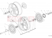 DUCATI SuperSport S RUOTA ANTERIORE E POSTERIORE [MOD:SS 939 S]