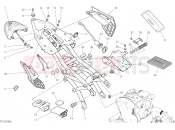 DUCATI SuperSport S REAR FRAME COMP. [MOD:SS 939 S]